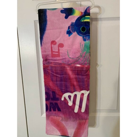 New Trolls II World‎ Tour Cotton 28 x 58 Beach Towel Soft Swimming Pool Bath - Picture 5 of 6